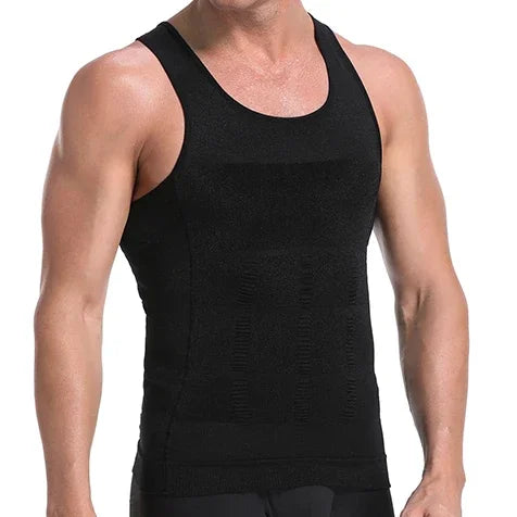 Camisa Masculina de Compressão Ultrafina Fit Shape Pro