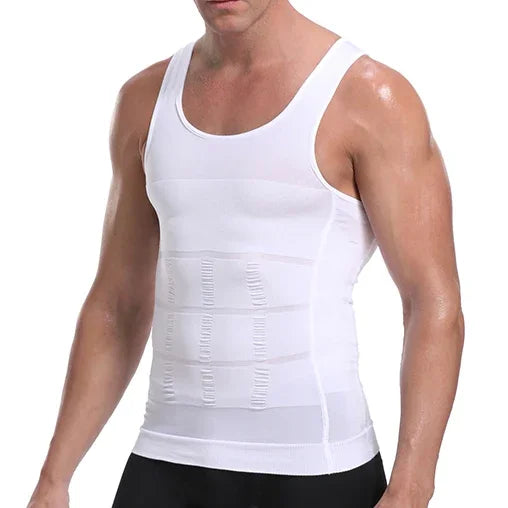 Camisa Masculina de Compressão Ultrafina Fit Shape Pro