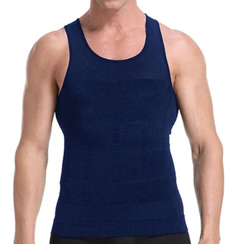 Camisa Masculina de Compressão Ultrafina Fit Shape Pro
