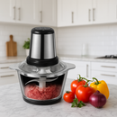 Picador Elétrico de Alimentos Inox 2L/3L | Triturador Potente